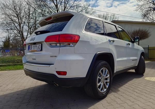 Jeep Grand Cherokee cena 88900 przebieg: 92000, rok produkcji 2016 z Kraków małe 56
